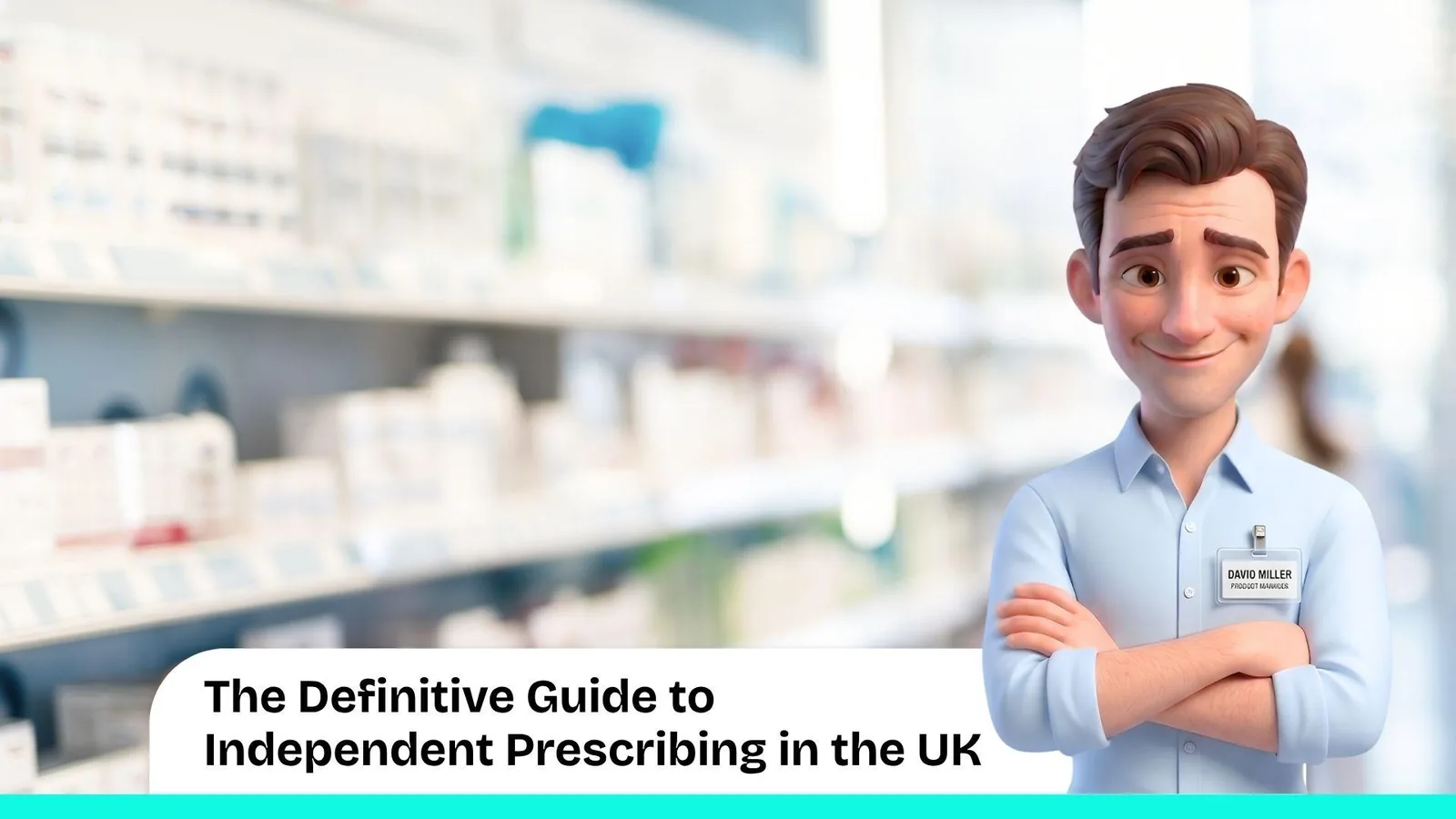 Professional guide explaining the standards and benefits of Independent Prescribing in the UK within a modern pharmacy setting.
